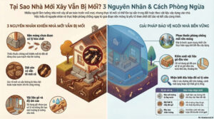 Vì Sao Nhà Mới Xây Vẫn Bị Mối