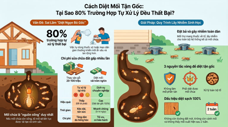 Cách diệt mối tận gốc